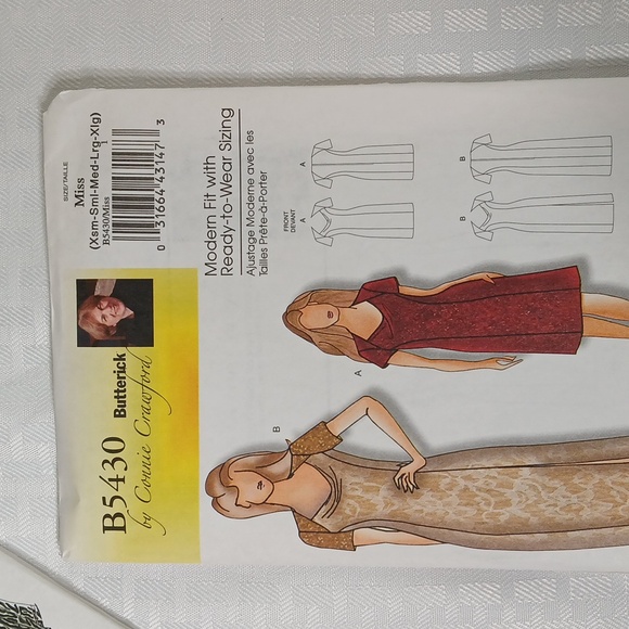 4 Butterick Womens Patterns - Picture 5 of 5